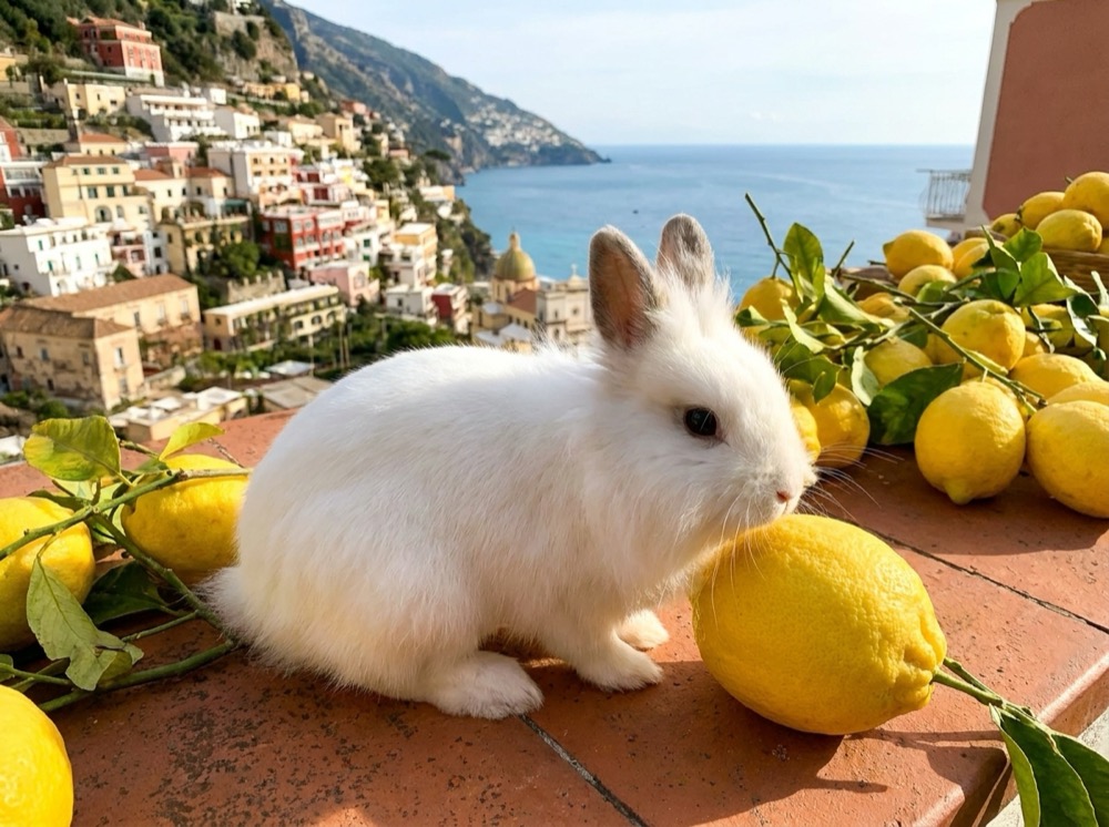 Morty at Amalfi Coast