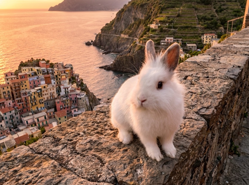 Morty at Cinque Terre