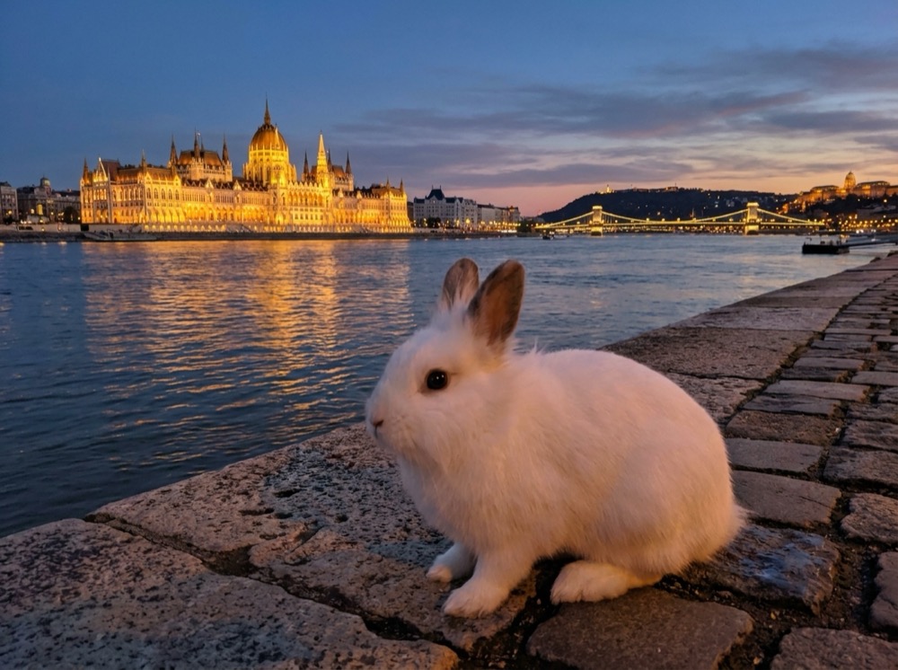 Morty at Budapest