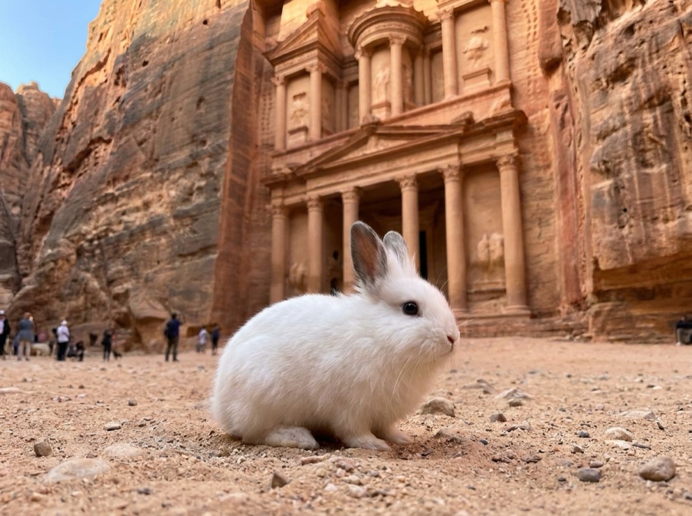 Morty at Petra