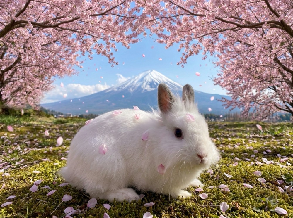 Morty at Mount Fuji