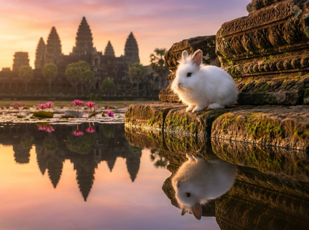Morty at Angkor Wat