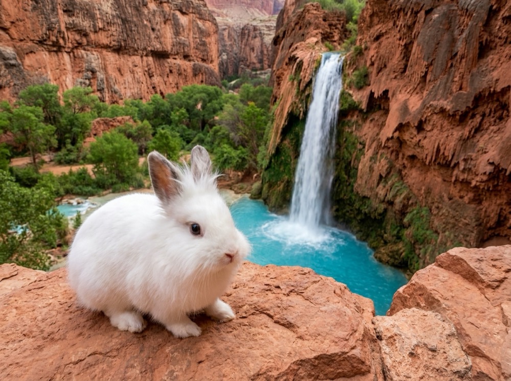 Morty at Havasu Falls