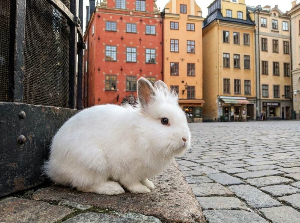 Morty at Gamla Stan, Stockholm