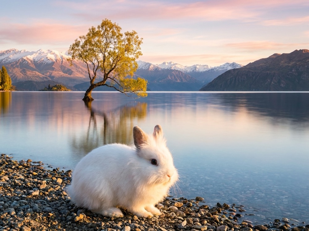 Morty at Lake Wanaka
